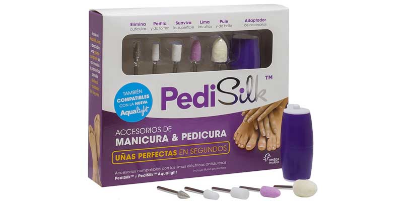 Pedisilk lima eléctrica antidurezas