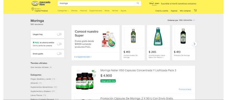 donde comprar moringa