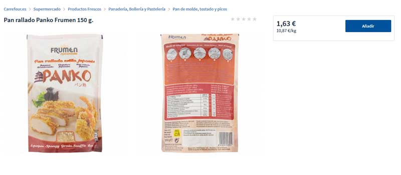 donde comprar Panko
